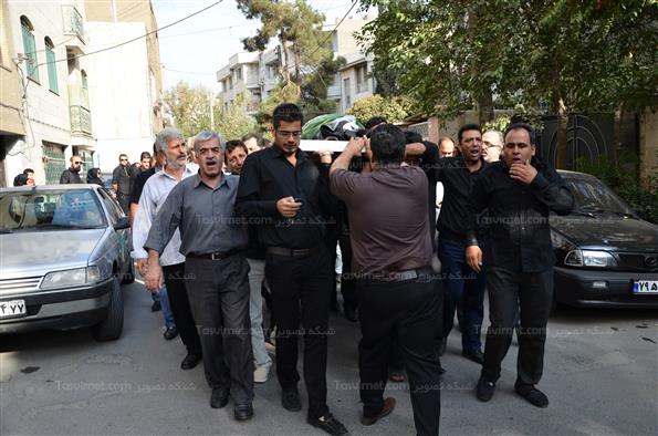 مراسم تشییع پیکر شایان افضلی