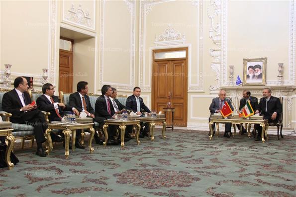 دیدار روسای مجالس ایران و ترکیه