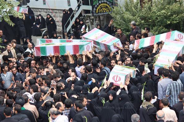 مراسم تشییع پیکر 92 شهید دفاع مقدس