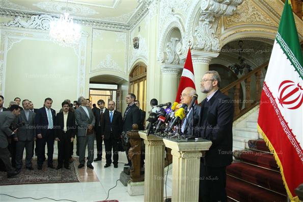 دیدار روسای مجالس ایران و ترکیه