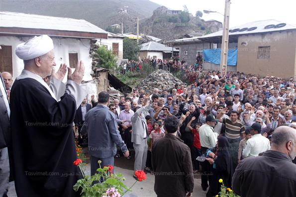سفر آیت الله هاشمی رفسنجانی به استان مازندران