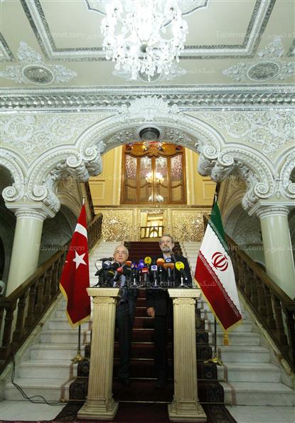 دیدار روسای مجالس ایران و ترکیه