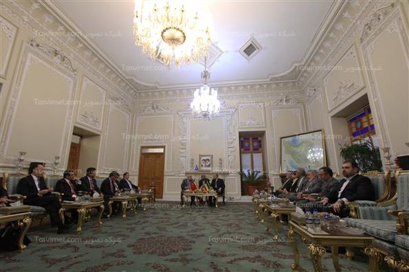 دیدار روسای مجالس ایران و ترکیه