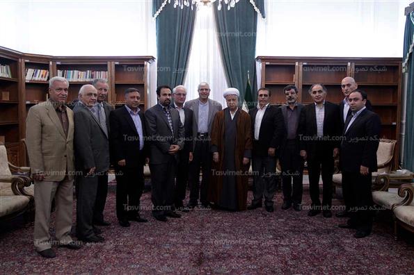 دیدار نخبگان صنایع غدایی با هاشمی رفسنجانی