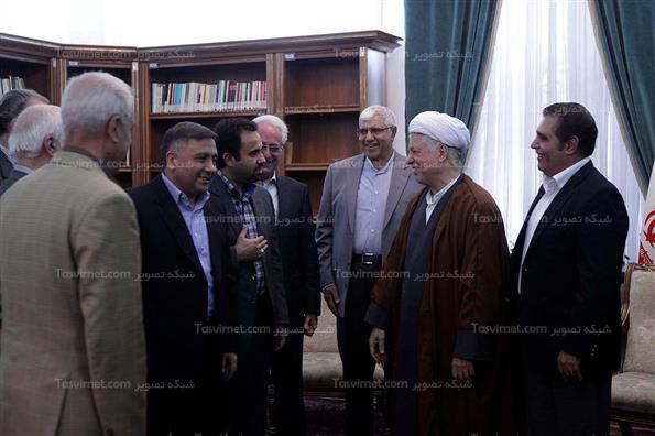 دیدار نخبگان صنایع غدایی با هاشمی رفسنجانی