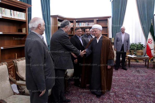 دیدار نخبگان صنایع غدایی با هاشمی رفسنجانی