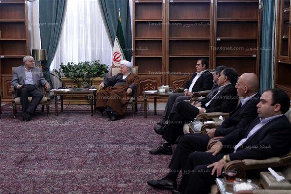دیدار نخبگان صنایع غدایی با هاشمی رفسنجانی