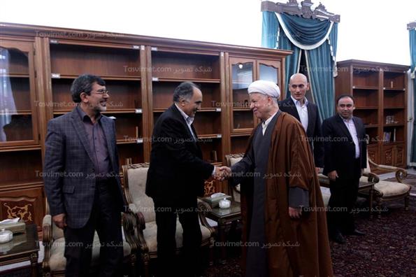 دیدار نخبگان صنایع غدایی با هاشمی رفسنجانی