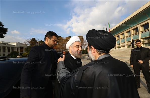 مراسم استقبال از رئیس جمهور