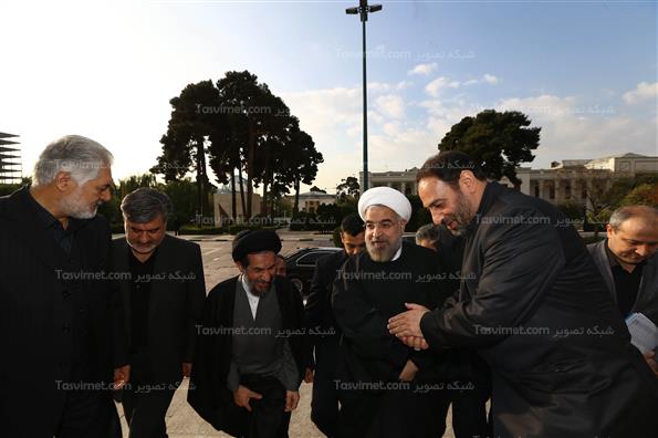 مراسم استقبال از رئیس جمهور