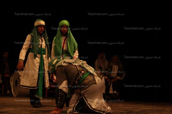 تعزیه خوانی خورشید بر سر نیزه