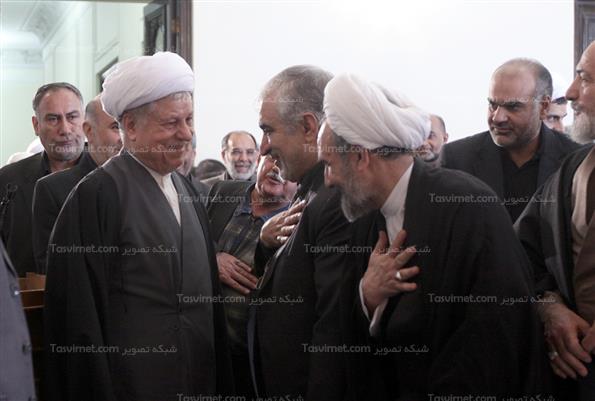 عزاداری اباعبدالله‌الحسین باحضورهاشمی رفسنجانی