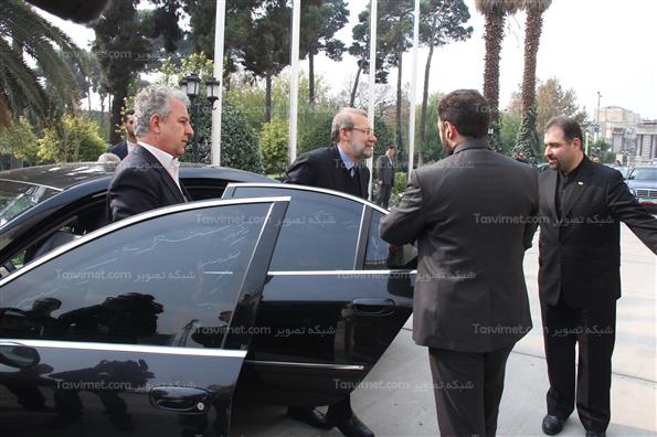 دیدار رئیس مجلس لبنان با لاریجانی