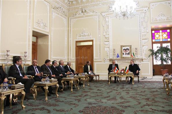 دیدار رئیس مجلس لبنان با لاریجانی