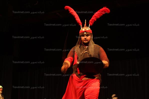 تعزیه خوانی خورشید بر سر نیزه