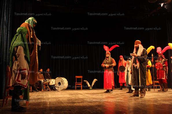 تعزیه خوانی خورشید بر سر نیزه