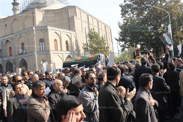 مراسم تشییع پیکر حبیب الله عسگراولادی