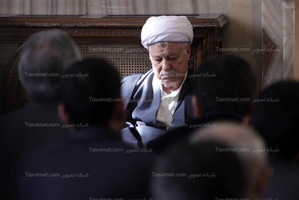 عزاداری اباعبدالله‌الحسین باحضورهاشمی رفسنجانی