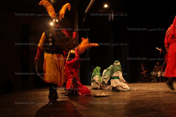 تعزیه خوانی خورشید بر سر نیزه