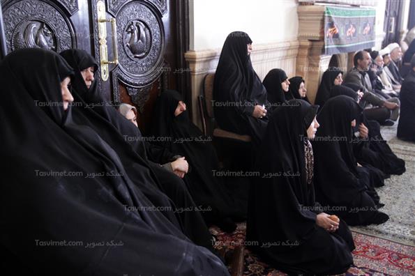 عزاداری اباعبدالله‌الحسین باحضورهاشمی رفسنجانی