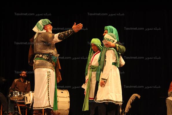 تعزیه خوانی خورشید بر سر نیزه