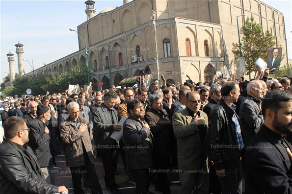 مراسم تشییع پیکر حبیب الله عسگراولادی