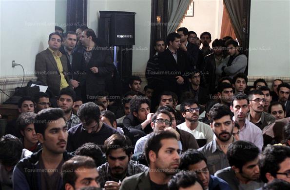 دیدار جمعی از دانشجویان با هاشمی رفسنجانی