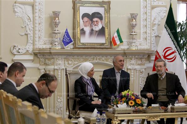 دیدار وزیر کار سوریه با رئیس مجلس شورای اسلامی