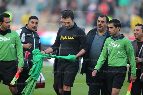 دیدار تیم های فوتبال استقلال و پرسپولیس
