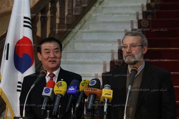 دیدار رئیس پارلمان کره جنوبی با رئیس مجلس