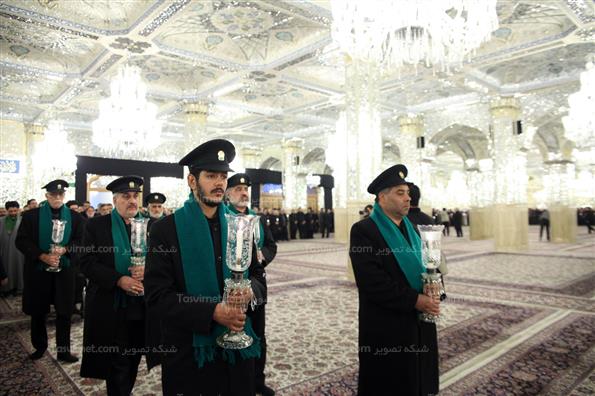 مراسم خطبه خوانی شب شهادت امام رضا(ع)