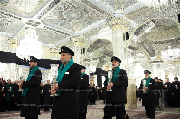 مراسم خطبه خوانی شب شهادت امام رضا(ع)