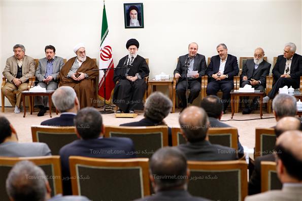 دیدار شهردار و اعضای شورای شهر با رهبرانقلاب