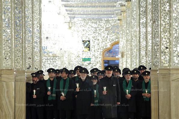 مراسم خطبه خوانی شب شهادت امام رضا(ع)