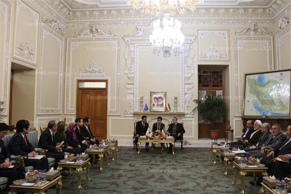 دیدار رئیس پارلمان کره جنوبی با رئیس مجلس