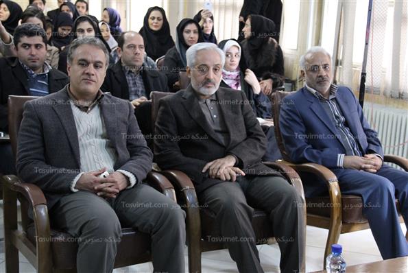 نشست محمدرضا صادق با دانشجویان دانشکده خبر