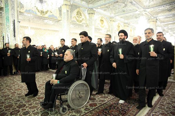 مراسم خطبه خوانی شب شهادت امام رضا(ع)