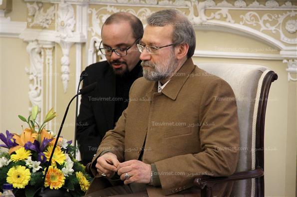 دیدار لاریجانی با وزیر امور خارجه سوئد
