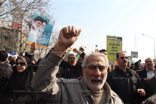 راهپیمایی 22 بهمن در تهران