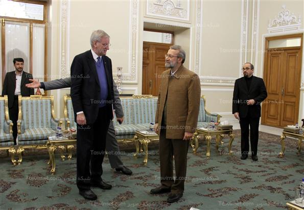 دیدارلاریجانی با وزیر امور خارجه سوئد