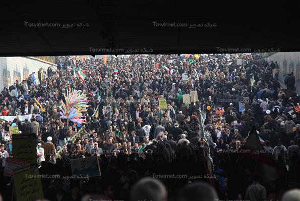 راهپیمایی 22 بهمن در تهران