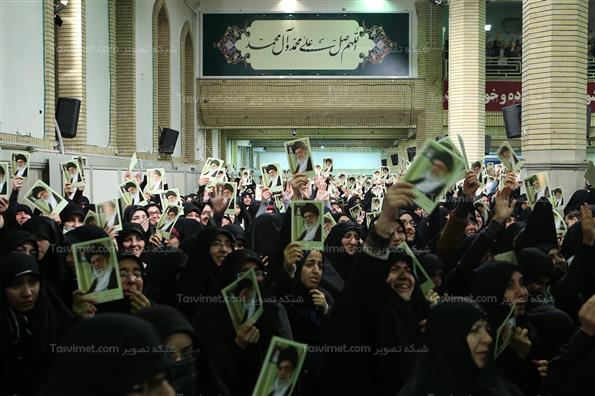 دیدار جمعی از مردم آذربایجان با رهبر انقلاب اسلامی