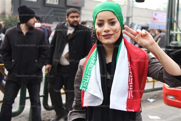 راهپیمایی 22 بهمن در تهران