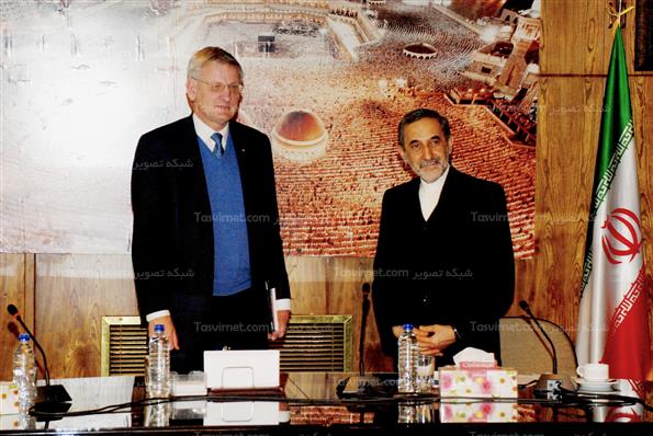 دیدار وزیر امورخارجه سوئد با ولایتی