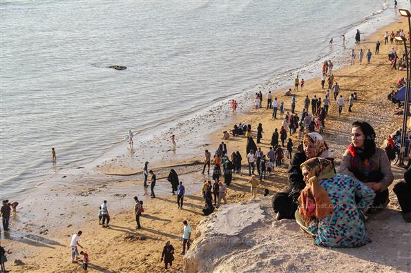 مسافران نوروزی در بوشهر