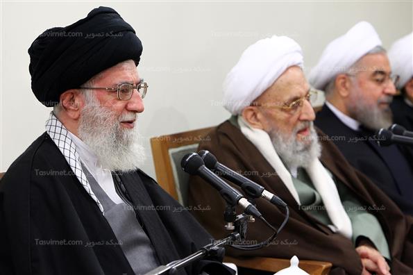 دیدار اعضای مجلس خبرگان رهبری با رهبرانقلاب اسلامی