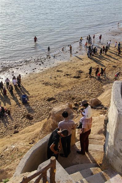 مسافران نوروزی در بوشهر