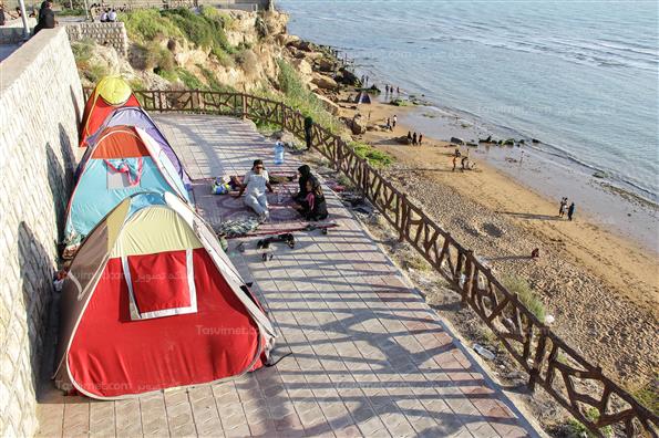 مسافران نوروزی در بوشهر