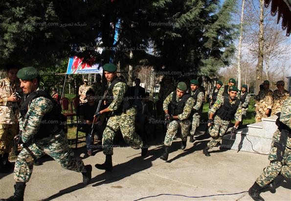 صبحگاه مشترک یگان‌های نمونه نزاجا