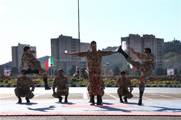 صبحگاه مشترک یگان‌های نمونه نزاجا